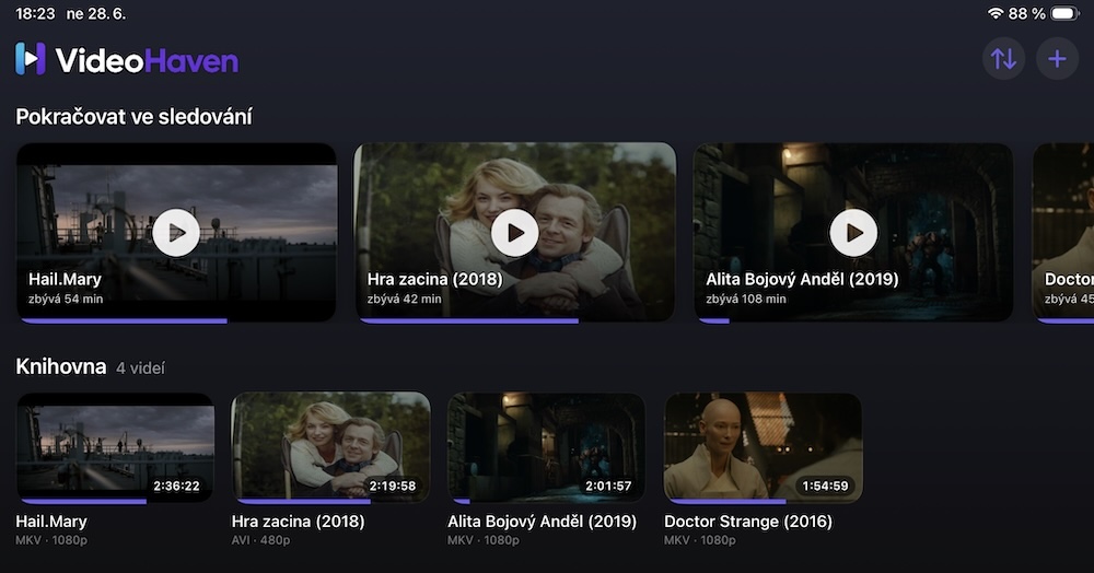 VideoHaven screenshot